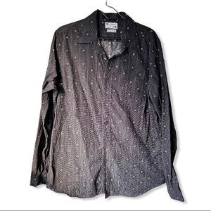 Lucky Brand black long sleeve men shirt